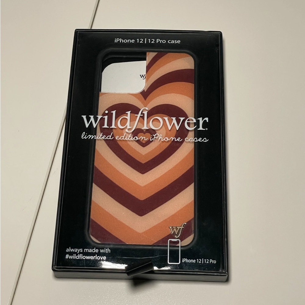 latte love wildflower iphone 12 or 12 pro case